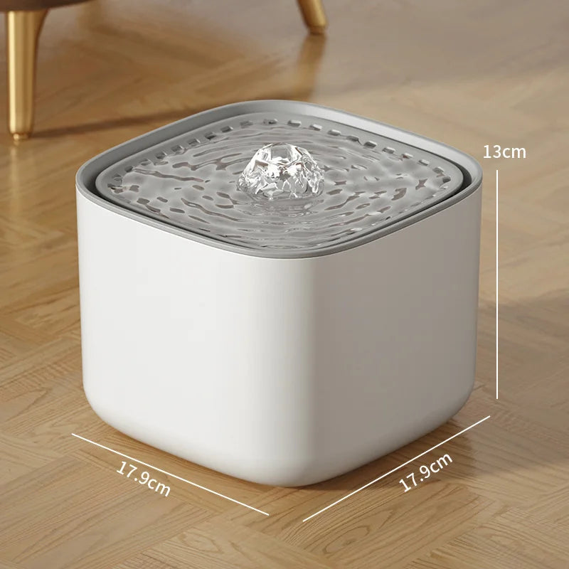 Self-Filtering Cat Water Fountain — 3L Silent USB Pet Dispenser