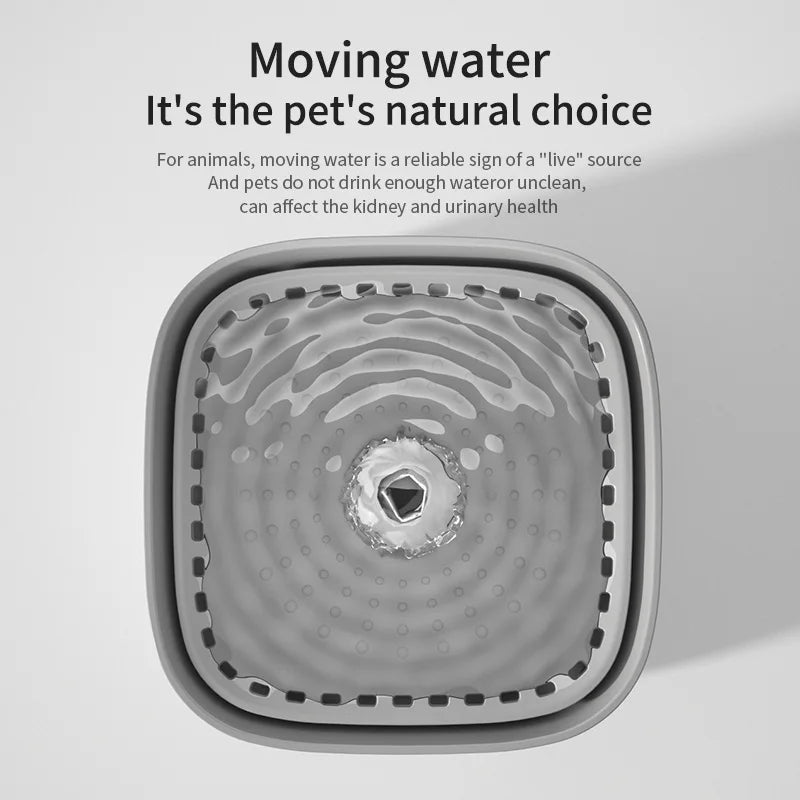 Self-Filtering Cat Water Fountain — 3L Silent USB Pet Dispenser