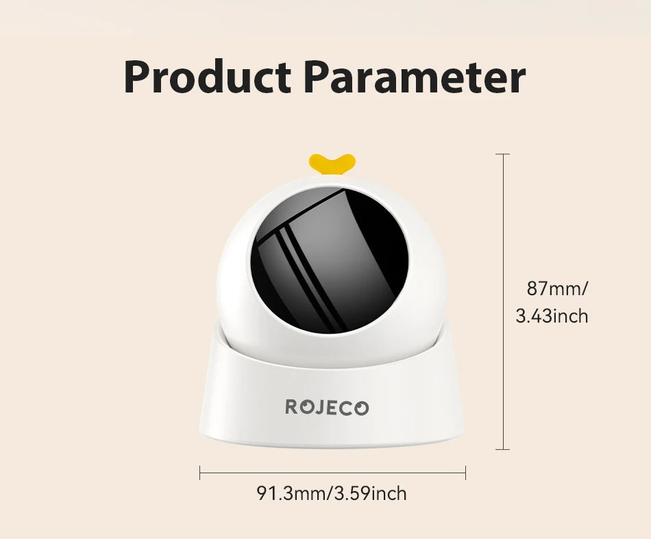 Automatic 360° Cat Laser Toy — Interactive Electric Teaser for Indoor Cats