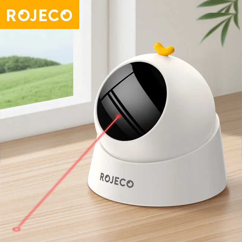 Automatic 360° Cat Laser Toy — Interactive Electric Teaser for Indoor Cats