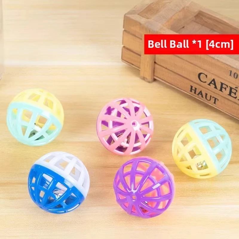 Cat Puzzle Toy — Felt Ball Hunting Box for Indoor Cats