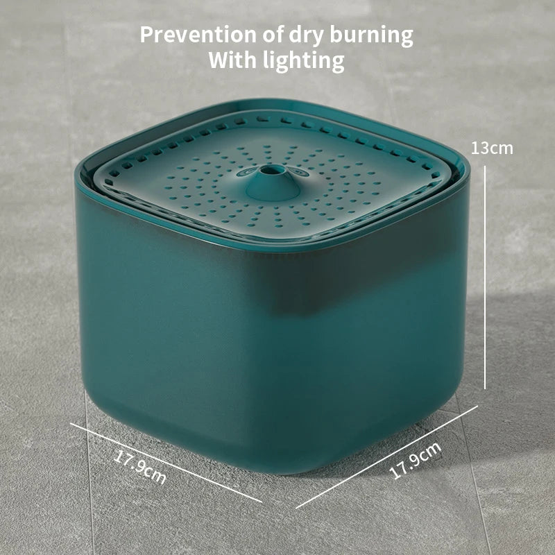 Self-Filtering Cat Water Fountain — 3L Silent USB Pet Dispenser